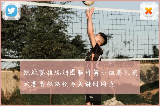 欧冠赛程规则图解详解小组赛到淘汰赛晋级路径与关键时间点